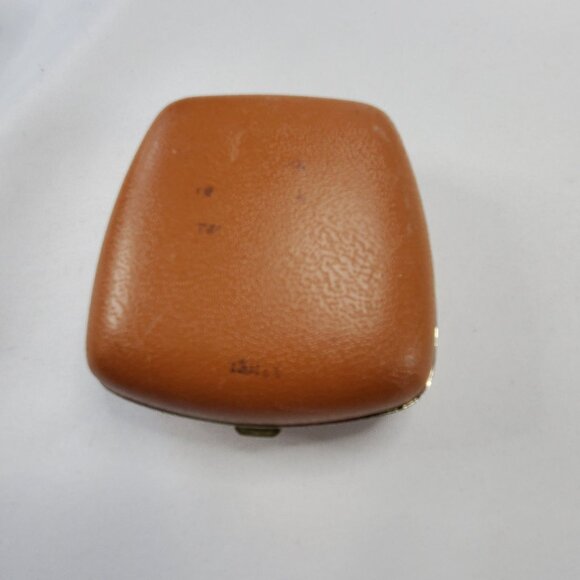 VTG Linden Travel Alarm Clock Glow Dot Mechanical Wind Up Luminous Brown Works - Picture 5 of 8